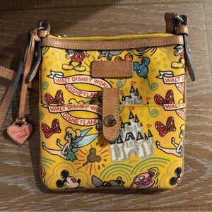 Dooney & Bourke Yellow Disney Crossbody Bag